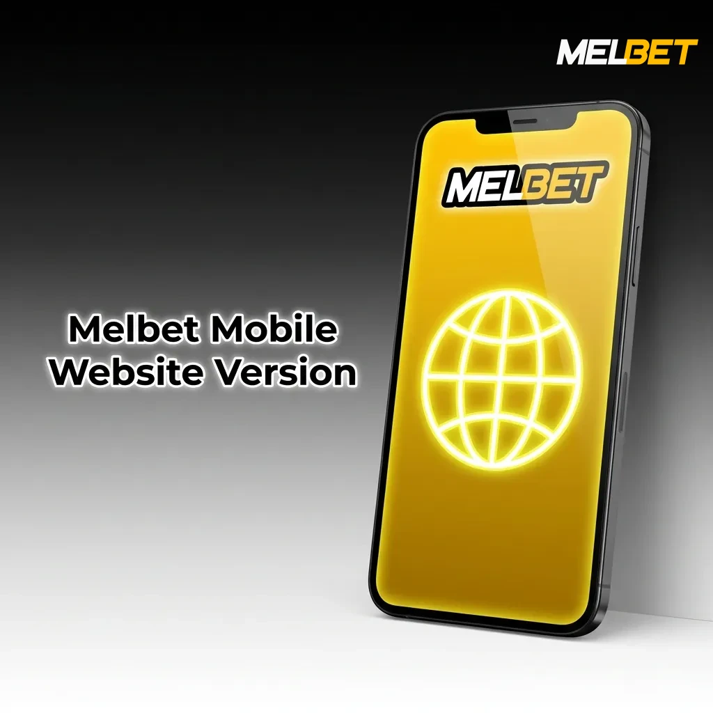 Mobile-optimized Melbet website displaying betting and casino games on smartphone, adapting to different screen sizes