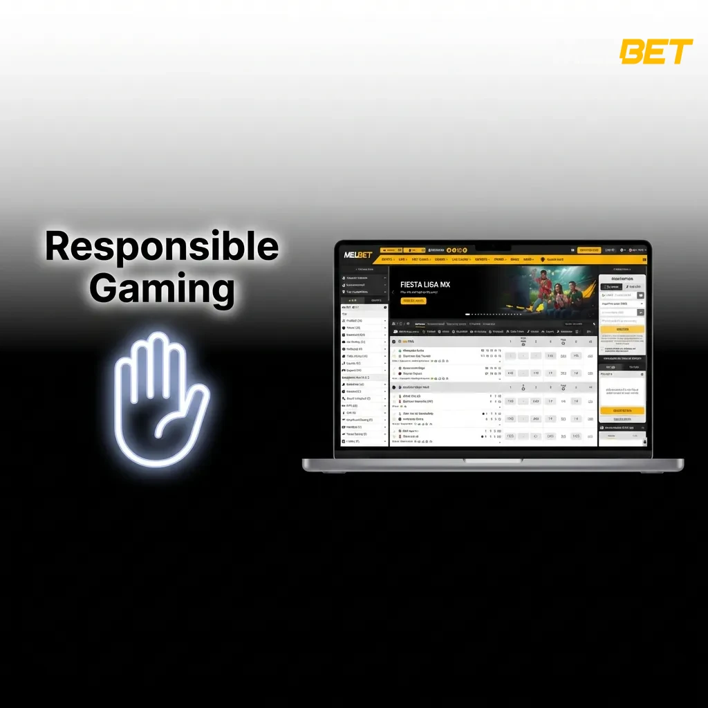 Person using responsible gaming tools on betting platform with deposit limits and self-exclusion options displayed