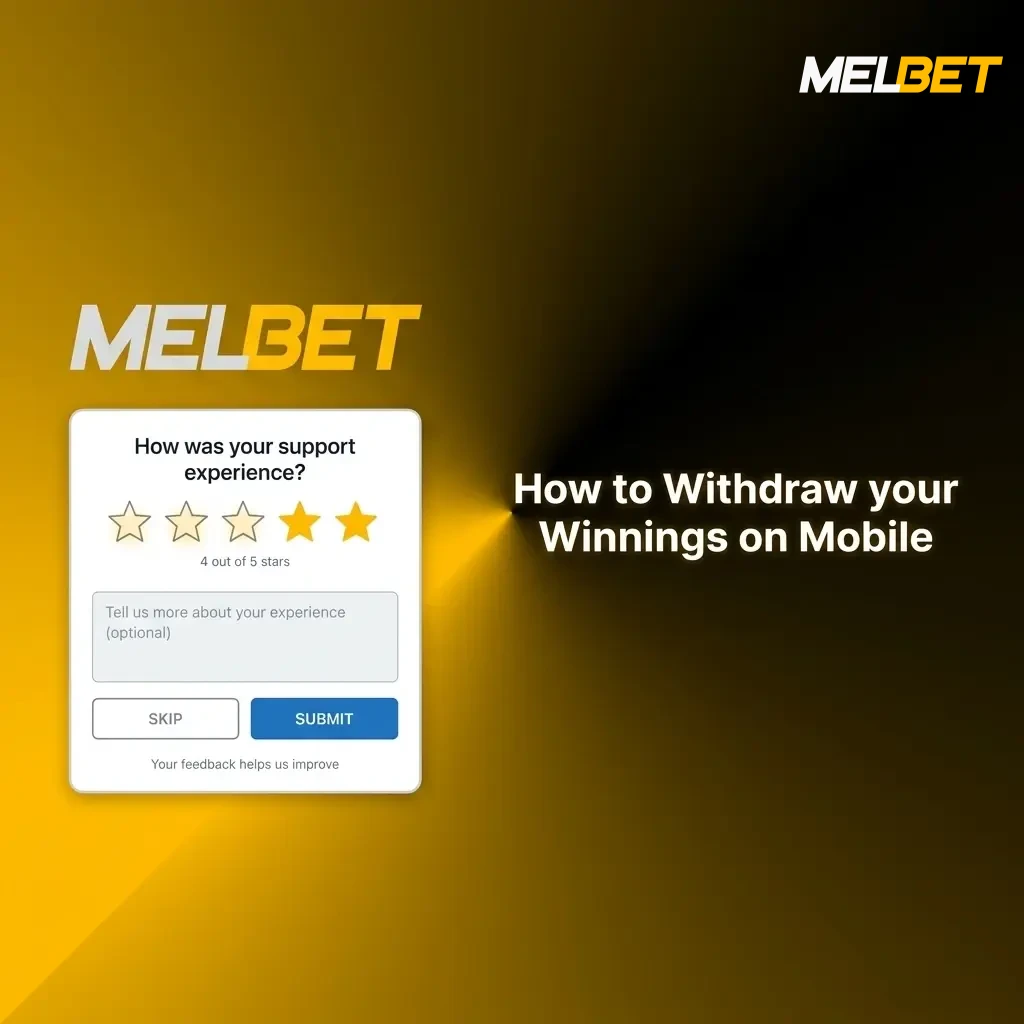 Melbet app withdrawal steps on mobile showing profile icon, withdraw funds option, and payment method selection